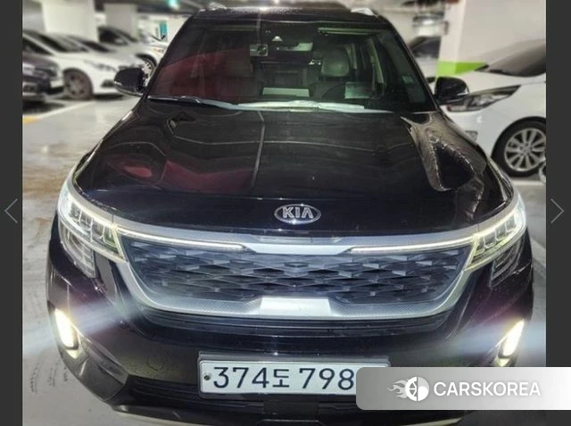 Kia Seltos 2019 Черный из Кореи
