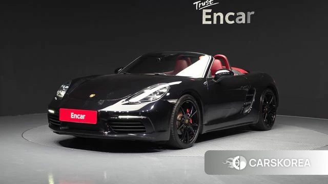 Porsche 718 Boxster 2018 Черный из Кореи