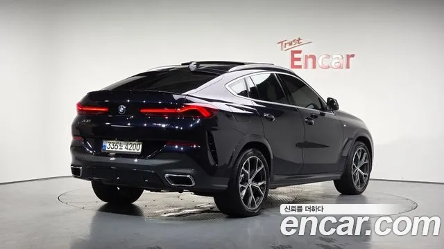 BMW X6 (G06) 2021 Черный из Кореи