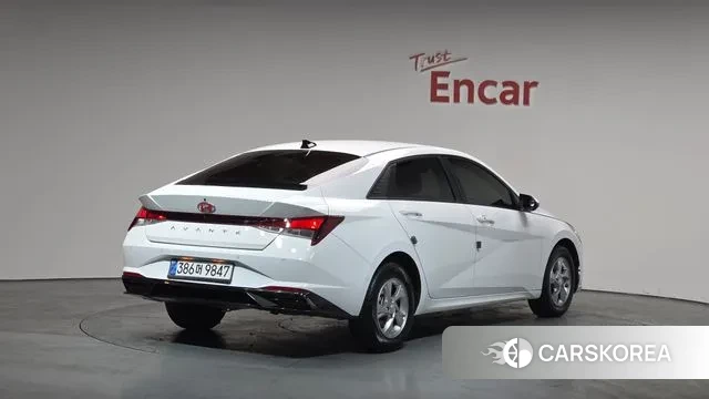 Hyundai Avante (CN7) 2020 Белый из Кореи