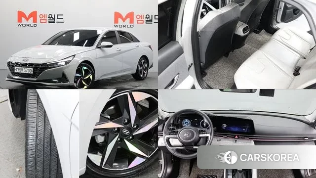 Hyundai Avante (CN7) 2020 Серебристо-серый из Кореи