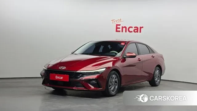 Hyundai The New Avante Hybrid (CN7) 2023 Красный из Кореи