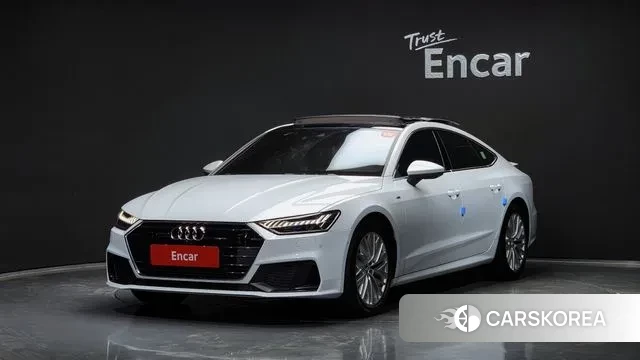 Audi A7 (4K) 2021 Белый из Кореи