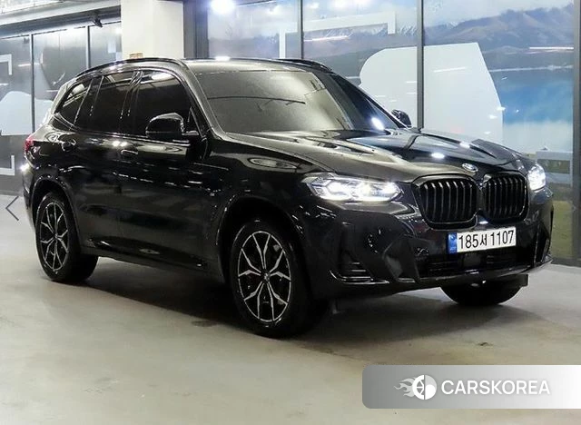 BMW X3 (G01) 2022 Черный из Кореи