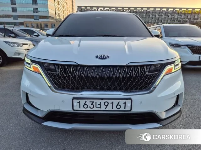 Kia Carnival 4th generation 2021 Белый из Кореи