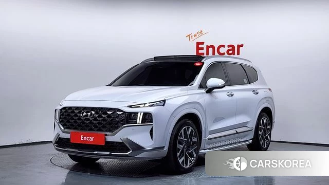 Hyundai The New Santa Fe 2022 Белый из Кореи