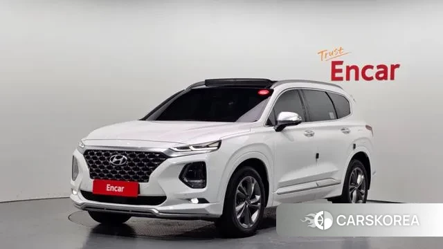 Hyundai Santa Fe TM 2019 Белый из Кореи