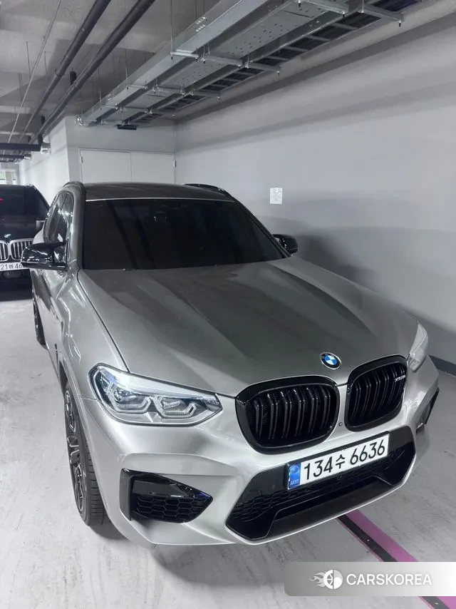 BMW X3M (G01) 2020 Серебристо-серый из Кореи