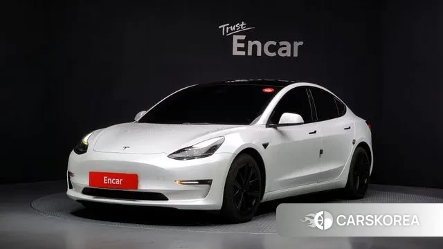 Tesla Model 3 2022 Белый из Кореи