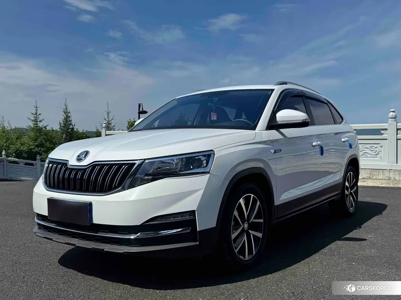 Skoda Kamiq 2023 Белый из Китая