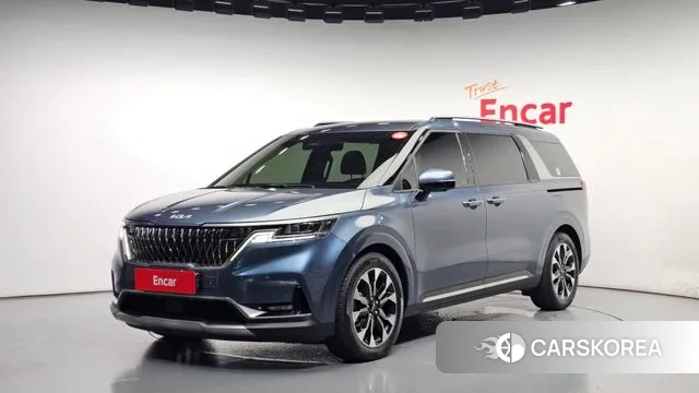 Kia Carnival 4th generation 2022 Небесно-голубой из Кореи