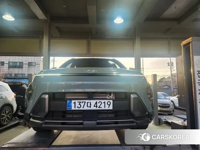 Hyundai Kona (SX2) 2024 Зеленый из Кореи