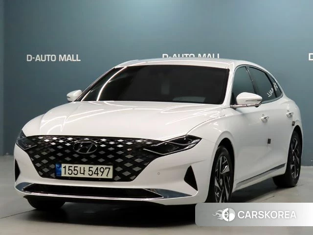 Hyundai The New Grandeur IG Hybrid 2021 Белый из Кореи
