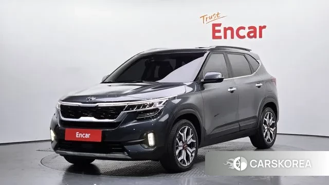 Kia Seltos 2021 Серый из Кореи
