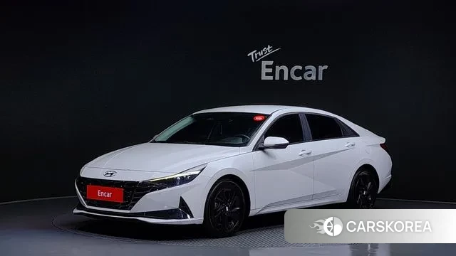 Hyundai Avante (CN7) 2022 Белый из Кореи