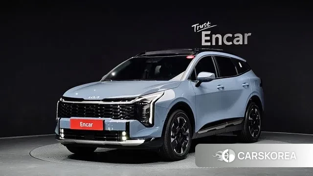 Kia The New Sportage 5th Generation 2025 Небесно-голубой из Кореи