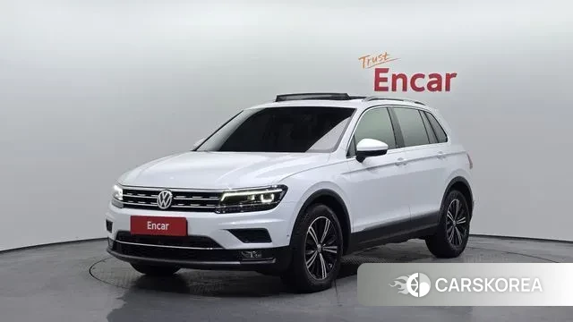 Volkswagen Tiguan second Generation 2020 Белый из Кореи