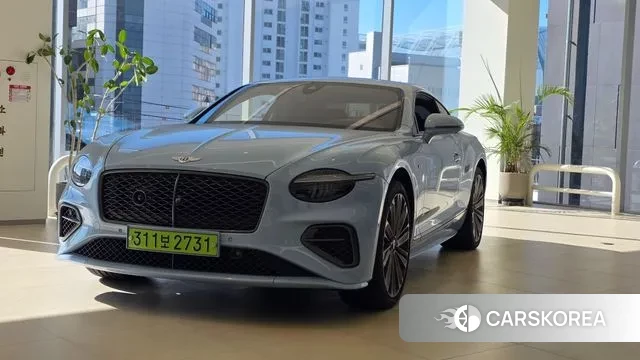 Bentley Continental GT 4th Generation 2025 Небесно-голубой из Кореи