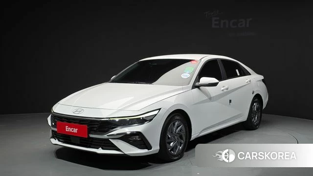 Hyundai The New Avante (CN7) 2023 Белый из Кореи