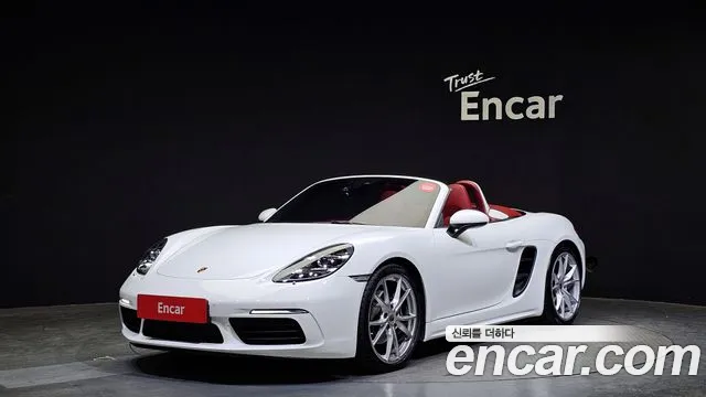 Porsche 718 Boxster 2018 Белый из Кореи