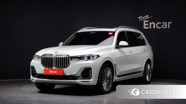 BMW X7 (G07) 2021 Белый из Кореи