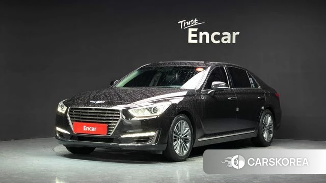 Genesis EQ900 2018 Черный из Кореи