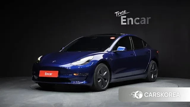 Tesla Model 3 2021 Синий из Кореи