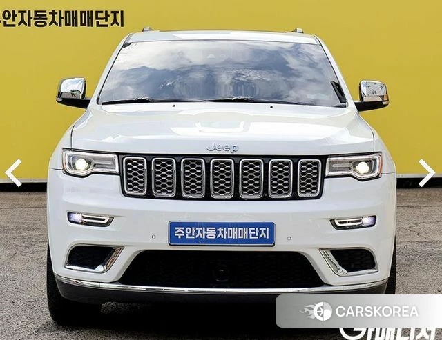Jeep Grand Cherokee 2021 Белый из Кореи