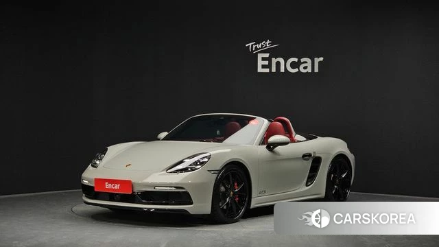 Porsche 718 Boxster 2019 Серебристо-серый из Кореи