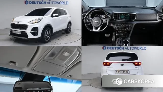 Kia Sportage The Bold 2021 Белый из Кореи