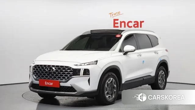 Hyundai The New Santa Fe 2021 Белый из Кореи