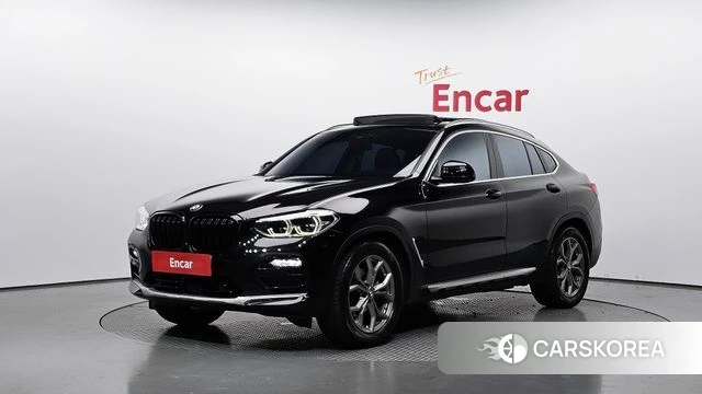 BMW X4 (G02) 2020 Черный из Кореи