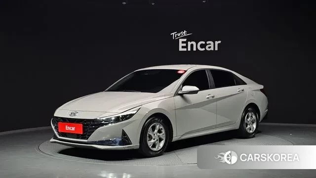 Hyundai Avante (CN7) 2021 Серебристо-серый из Кореи