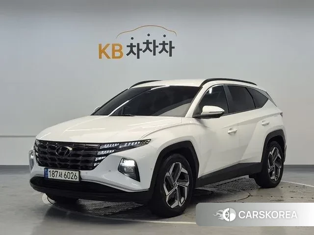 Hyundai Tucson (NX4) 2021 Белый из Кореи