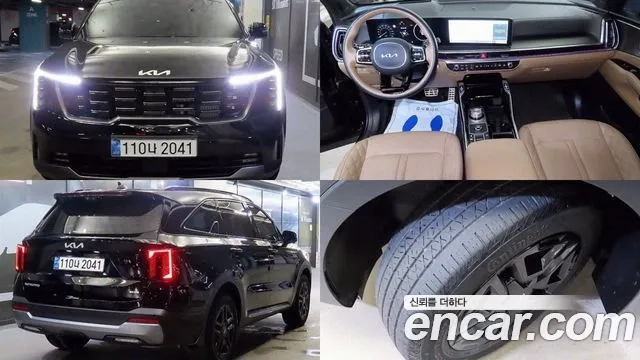 Kia The New Sorento 4th Generation 2024 Черный из Кореи