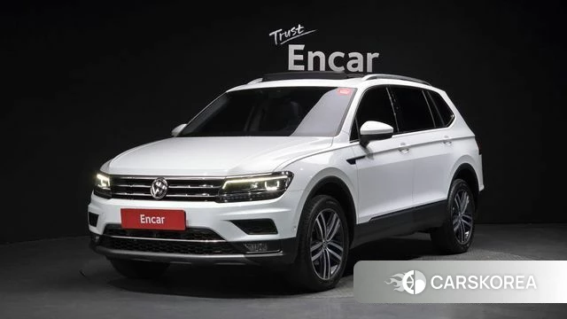 Volkswagen Tiguan Allspace 2020 Белый из Кореи
