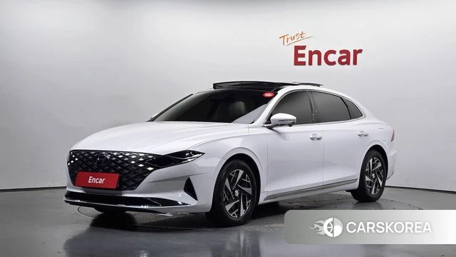 Hyundai The New Grandeur IG Hybrid 2021 Белый из Кореи