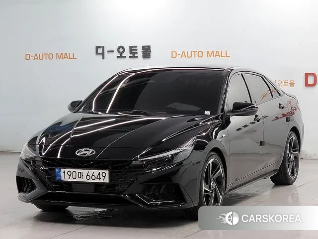 Hyundai Avante (CN7) 2020 Черный из Кореи