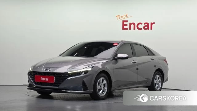 Hyundai Avante (CN7) 2021 Серебристо-серый из Кореи