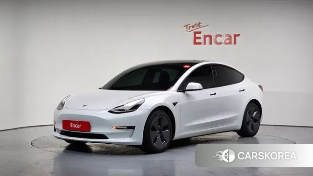 Tesla Model 3 2021 Белый из Кореи