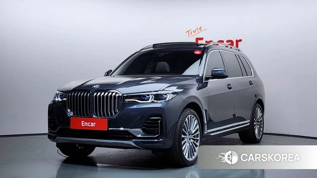 BMW X7 (G07) 2021 Серый из Кореи