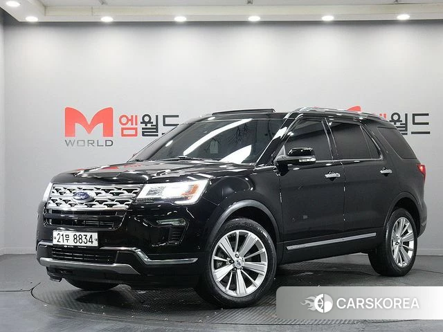 Ford Explorer 2018 Черный из Кореи