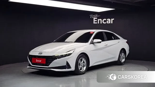 Hyundai Avante (CN7) 2022 Белый из Кореи