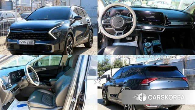 Kia Sportage 5th Generation Hybrid 2022 Серый из Кореи