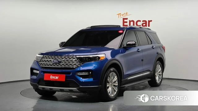 Ford Explorer 6th Generation 2020 Синий из Кореи