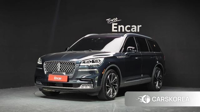 Lincoln Aviator 2nd generation 2022 Серый из Кореи