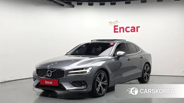 Volvo S60 3rd generation 2019 Серебристо-серый из Кореи