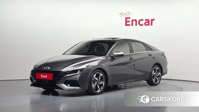 Hyundai Avante (CN7) 2021 Серый из Кореи