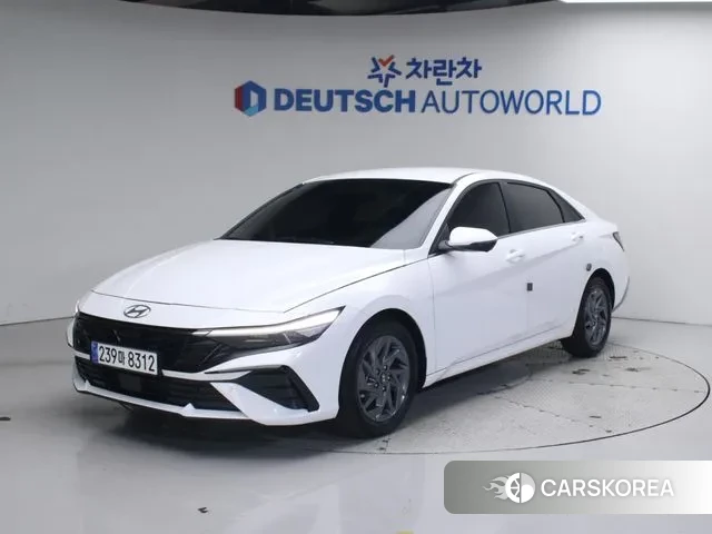 Hyundai The New Avante (CN7) 2023 Белый из Кореи