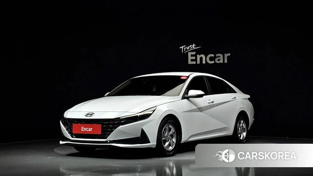 Hyundai Avante (CN7) 2020 Белый из Кореи